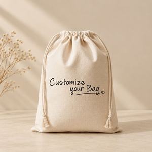 Sacs à cordon en coton sérigraphié 150 GSM, 5x7 pouces, pour bracelets, huiles essentielles, montres, perruques et artisanat - Product Image 5
