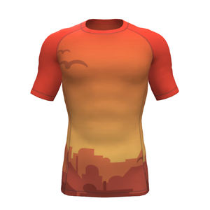 Protector de sarpullido de Jiu Jitsu de manga larga, ropa de calle personalizada, fabricante de ropa, Nogi, Rashguard - Product Image 6