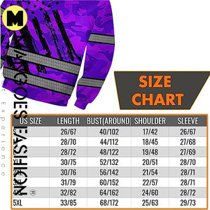 Camisetas de secado rápido de malla de seguridad de manga larga reflectante de alta visibilidad: Camisa de seguridad impresa por sublimación para una seguridad mejorada - Product Image 5