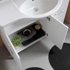 ตู้ห้องน้ำแบบตั้งพื้น Ravenna Sink ขนาด 105 ซม. พร้อมบานประตูสีขาวและลิ้นชัก รุ่นส่งออก ชุดห้องน้ำ - Product Image 5