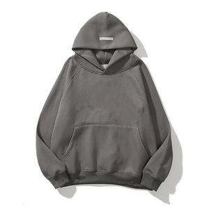Logotipo personalizado diseñado Oversize Plain Sudadera Pullover Hombres Heavyweight Denim Fleece Hoodies Washed Technics Winter Essential - Product Image 1