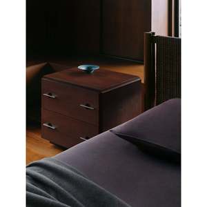 Jude Queen Bed <b>Frame</b> Modern and Minimalist <b>Oak</b> Solid Wood Soft Bed for Home or Apartment French Style Bedroom Furniture - Product Image 5