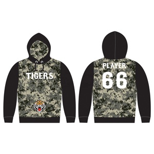 Sudaderas con capucha de mezcla de algodón sublimado de tela suave y cómoda sudaderas con capucha transpirables - Product Image 1