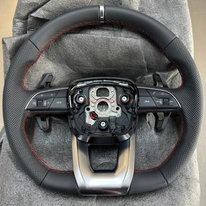 Pour <span class=keywords><strong>Audi</strong></span> A3 A4 A5 A6 A7 R8 <span class=keywords><strong>RS8</strong></span> <span class=keywords><strong>S8</strong></span> Racing LED mise à niveau et Modification volant tout cuir - Product Image 4