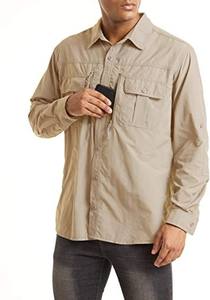 Camisa Cargo Ligera para Hombre, Antiarrugas, Transpirable, de Alta Calidad, Estilo Safari Otoñal, Último Diseño, Gran Venta - Product Image 3