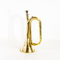 Authentic Brass Bugle Horn With Long Lasting Quality Suitable For Professional Musicians Bands And Outdoor Celebrations