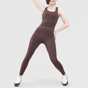 Bas prix, vente en gros, nouveautés, impression personnalisée, tissu doux, 92% polyester, 8% élasthanne, collants pour femmes, sans couture, taille haute, leggings longs - Product Image 4