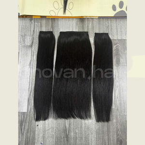 CLIP IN de qualité supérieure Extensions de cheveux vietnamiens Virgin Human Thick Ends Full Volume Silky Flow Premium Factory Export Quality - Product Image 3