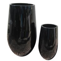 Pots de fleurs en fibre de verre, grands pots en FRP, auto-arrosants, résistants aux UV, durables, légers, écologiques, ensemble de jardin suspendu, 2 pièces, drainage