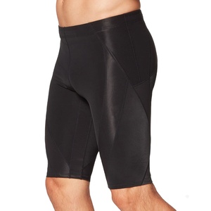 Shorts de compression pour hommes, entraînement professionnel, 210 GSM, polyester, élasthanne, gym, fitness, course à pied, performance, respirant, extensible - Product Image 1