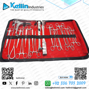 Kit de Instrumentos Quirúrgicos Médicos de Clase I con Certificación CE ISO, 21 Piezas, Fuente de Alimentación Manual Minilap, Acero Inoxidable, 1 Año de Garantía - Product Image 6