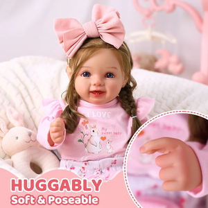 Muñeca Bebé Reborn de Vinilo Realista de 20 Pulgadas, Marca Babeside <span class=keywords><strong>Susan</strong></span>, con Ojos Abiertos, Pintada a Mano, Juguete Educativo para Niñas - Product Image 6