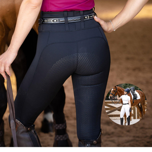 Leggings d'équitation pour femmes extensibles sur mesure, pantalon de jodhpur, fermeture éclair, extensible dans les quatre sens, respirant, écologique - Product Image 2