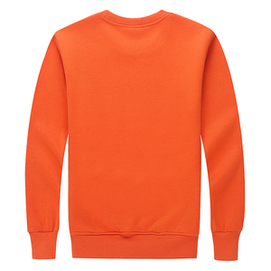 Sweat-shirt à col rond pour homme, bleu royal, manches régulières, couleur unie, tricoté, 100% coton, 300g, vêtements d'hiver - Product Image 3