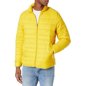 Oem Wholesale <b>Top</b> Selling 2025 New Custom Stand Collar <b>Bubble</b> Hooded 100% Wool Windproof Jacket for Men Wholesale Shiny Puffy - Product Image 1