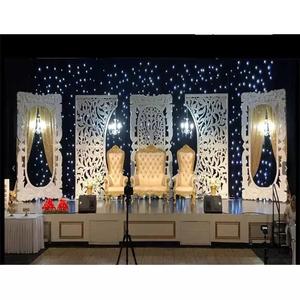Stunning <b>Wedding</b> Event Engagement Stage Decor UK Fabulous <b>Wedding</b> Reception Ceremony Stage White FRP <b>Frames</b> for <b>Wedding</b> Stages - Product Image 1