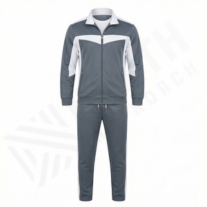Vêtements de sport d'extérieur pour hommes, survêtements, produit populaire, bonne qualité, couleur personnalisée, respirant, léger, manches longues, deux pièces HS - Product Image 1