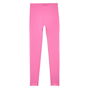 Pantalones de gimnasio suaves de nailon de alta calidad con logotipo personalizado, mallas de Yoga para entrenamiento con levantamiento de glúteos para mujer, mallas de tela de punto recién llegadas - Product Image 1