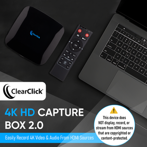 Boîtier de capture vidéo 4K HD 2.0 (deuxième génération) Enregistre l'audio et la vidéo 4K à partir de sources HDMI 4K et le stocke sur une clé USB - Product Image 2