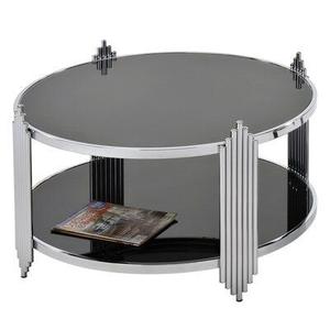 furniture style living room round modern Silver metal legs Modern Metal Side <b>Table</b> - Product Image 1