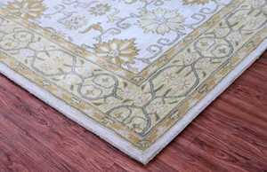 ชุดพรมปูพื้นขนสัตว์มัดมือสไตล์ตะวันออกแบบดั้งเดิมของแคทเธอรีน100% ขนสัตว์ปรับขนาดห้องได้ดีไซน์แอบสแตรกต์ - Product Image 4