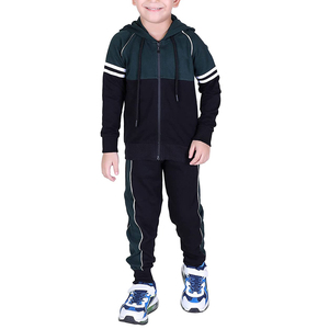 Chándales informales para niños con logotipo de marca personalizado a la venta, nueva tendencia al por mayor, chándal de ajuste regulador ligero para niños en color liso - Product Image 5