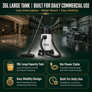 Nueva Máquina Eléctrica Comercial para <span class=keywords><strong>Limpieza</strong></span> <span class=keywords><strong>de</strong></span> Alfombras, Aspiradora Húmeda/Seca <span class=keywords><strong>de</strong></span> 35L, Succión Potente <span class=keywords><strong>de</strong></span> 1000W, para <span class=keywords><strong>Limpieza</strong></span> <span class=keywords><strong>de</strong></span> Tapicería en Hoteles y Resorts - Product Image 2