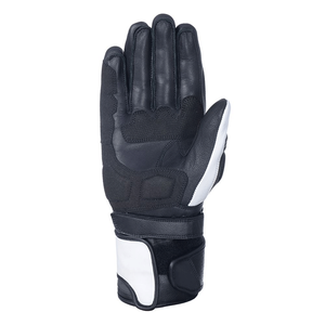 Riders Motorbike Black/White Genuine Leather Cycling Gloves Motorcycle Auto Racing Wear Touchscreen Finger Unisex Cycling Gloves - Product Image 3