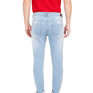 Nueva colección de canal recto de cintura baja para mujer, transpirable, respetuoso con el medio ambiente, de mezclilla, Color sólido, diseño sencillo, para verano y otoño, para verano y otoño, a la moda - Product Image 2