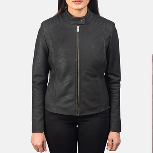 Nouvelle Mode Meilleur Style Respirant Zipper Vestes En Cuir Véritable Du Pakistan Confortable Bonne Qualité Femmes Vestes - Product Image 2