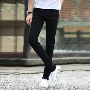 Wholesale <b>Men</b> Classic Jeans Pant Hot Selling Casual Pencil <b>Stretch</b> Fashion Customized Comfortable High Waist Snow Wash 100% - Product Image 6