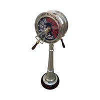 Sculpture de Télégraphe Antique Traditionnelle Dorée en Laiton Massif Poli de 36'' Faite à la Main, de Haute Qualité, pour Décoration Intérieure