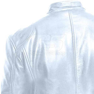 2025 chaqueta de cuero 100% de alta calidad personalizada para hombre, logotipo frontal de lona con cuello levantado, opciones de Color personalizado disponibles para el invierno - Product Image 6