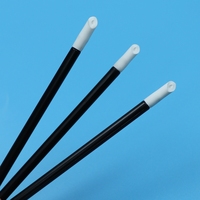 Hisopo de limpieza de cabezales de impresión T-11 negro de PP con punta de PU de 5 mm, hisopo inclinado de espuma de PU, hisopo Ruby Stick para limpieza de moldes