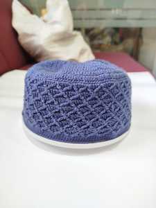 Chapeau musulman unisexe Chapeaux de prière pour hommes Chapeau islamique Ramadan tricoté à la main Chapeau chaud pour hommes musulmans Casquette de prière islamique du Bangladesh. - Product Image 4