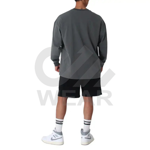 Care Master nouveau t-shirt impression personnalisée votre propre marque Logo hommes à manches longues t-shirt décontracté pour hommes plaine surdimensionné t-shirts hommes - Product Image 6