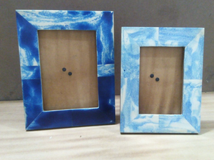 Cadre photo en bois de résine d'os orné à la main pour l'amélioration de l'habitat avec finition polie à la main fine et détails artisanaux décoratifs - Product Image 3