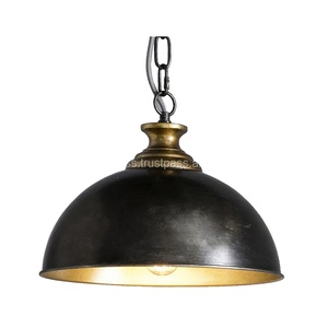 Good Price Hanging Black Pendent Lamp Metal Home Lighting Decorative Hammered Shade Black Pendant Lamp - Product Image 6