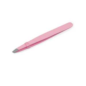 Vente en gros OEM ensemble de pinces à épiler en acier inoxydable pour kit de maquillage pour femmes avec pointes inclinées réutilisables et écologiques - Product Image 2