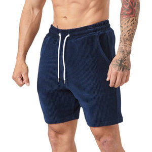 2025 nouveau short de survêtement pour hommes de High Street personnalisé coton Sport et course Shorts d'entraînement OEM vente en gros avec motif solide - Product Image 3