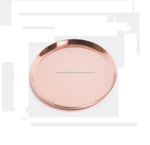 Plateau de service Fast Food en cuivre avec finition polie et poignée pratique, parfait pour les besoins de la cuisine et de la pâtisserie à domicile - Product Image 3