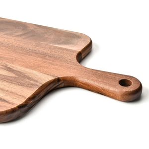 TABLA DE CORTE DE MADERA PROLATA DE COCINA MODERNA con mango Bloque de cortar de madera de acacia para uso en encimeras de verduras - Product Image 5