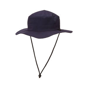 High Quality Custom Cotton <b>Bucket</b> <b>Hats</b> Foldable and Big Brim Plain Design <b>with</b> <b>String</b> Ties Affordably Priced - Product Image 1