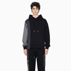 Sudadera con capucha informal con varios paneles hecha a medida, MOQ bajo, etiquetado privado para el invierno en Pakistán - Product Image 1