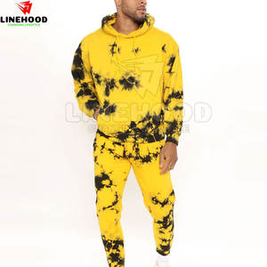 Survêtement à capuche avec logo personnalisé pour hommes, haute qualité, 100% coton, tenue décontractée pour l'hiver, respirant, motif solide, vente en ligne - Product Image 1