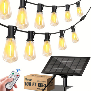 ST38 <strong>Solar</strong> LED <strong>String</strong> <strong>Lights</strong> 9m 15m 18m 30m Outdoor Waterproof Decorative <strong>Lights</strong> for Garden Patio Party - Product Image 1
