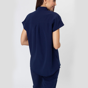 Juegos de fregado médico unisex para enfermeras, médicos, dentistas, ropa de trabajo de Hospital, tela de lona de LICRA/poliéster de alta calidad - Product Image 6