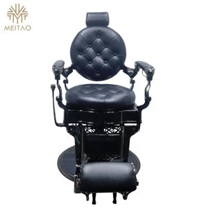 Màu xám cổ điển cắt tóc ghế da lộn vòng trở lại thủy lực ngả Heavy Duty Salon Styling ghế - Product Image 4