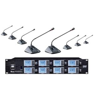 Système audio de conférence CAS-8MIC, système de microphone professionnel pour réunions avec fonction de traduction pour salle de conférence - Product Image 2