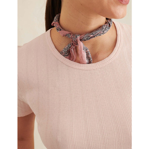 Camiseta de cuello redondo personalizada con el mejor diseño para mujer, tela de algodón/poliéster de alta calidad, ropa informal con patrón sólido para mujeres, hombres y niños - Product Image 3